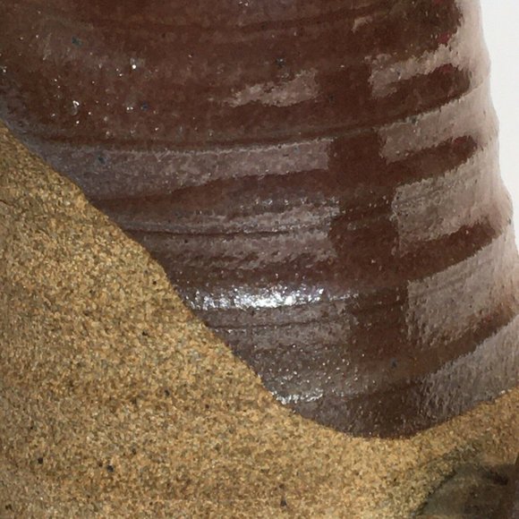 Mug Man Smiling Art Studio Pottery 3-D Face Glazed Stoneware Cup Mustache Nose - Picture 8 of 12